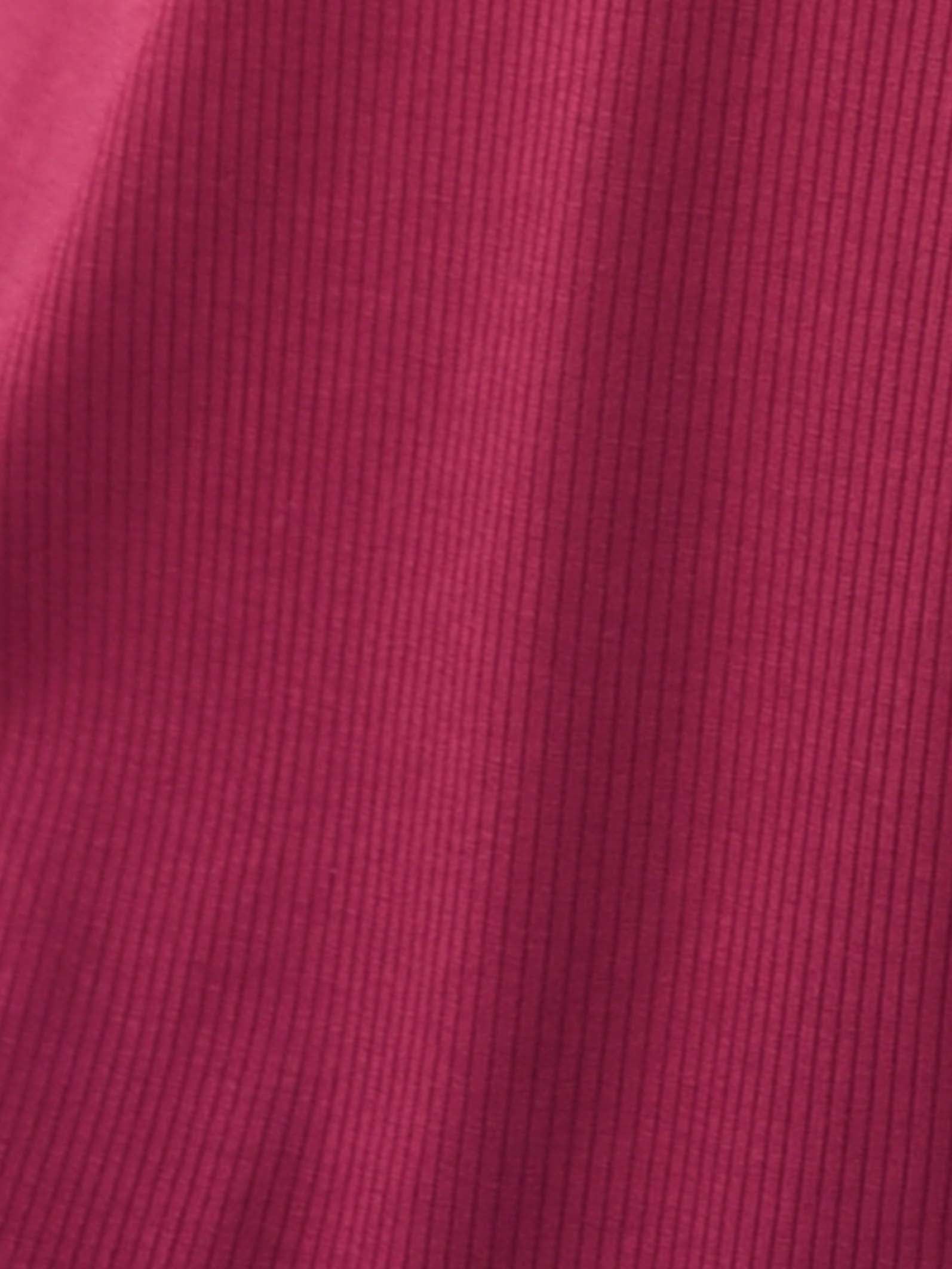 Robe rose cotelée