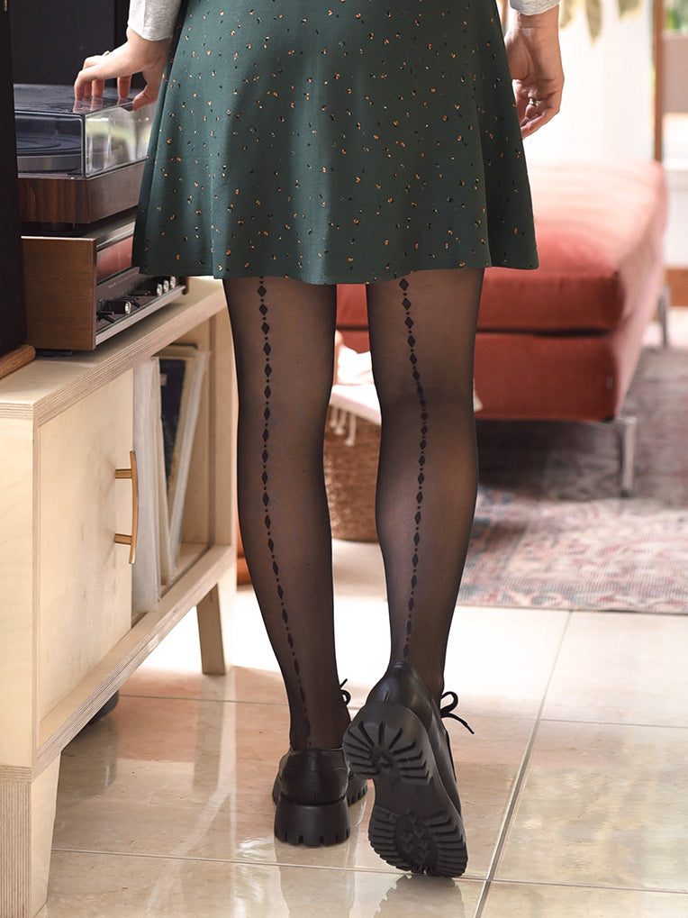 Halsted Dot & Chain Tights