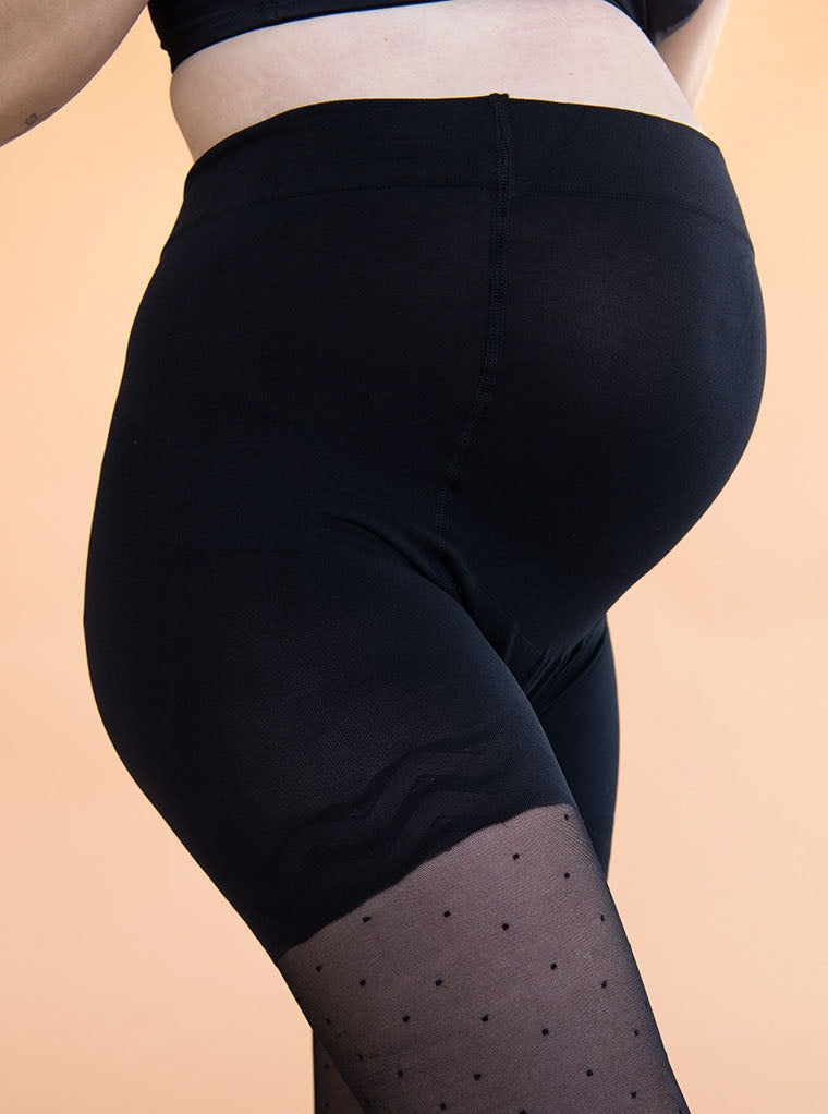 Maternity Black Opaque Tights 50D – From Rachel