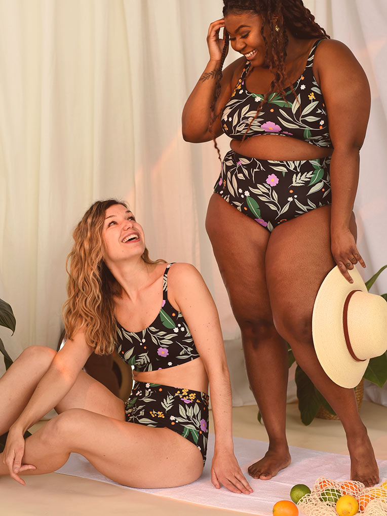women's tropical swimwear
